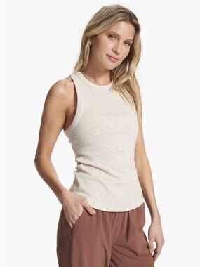 Vuori Sunrise Tank Ribbed Tank Top - Sleeveless Knit Medium